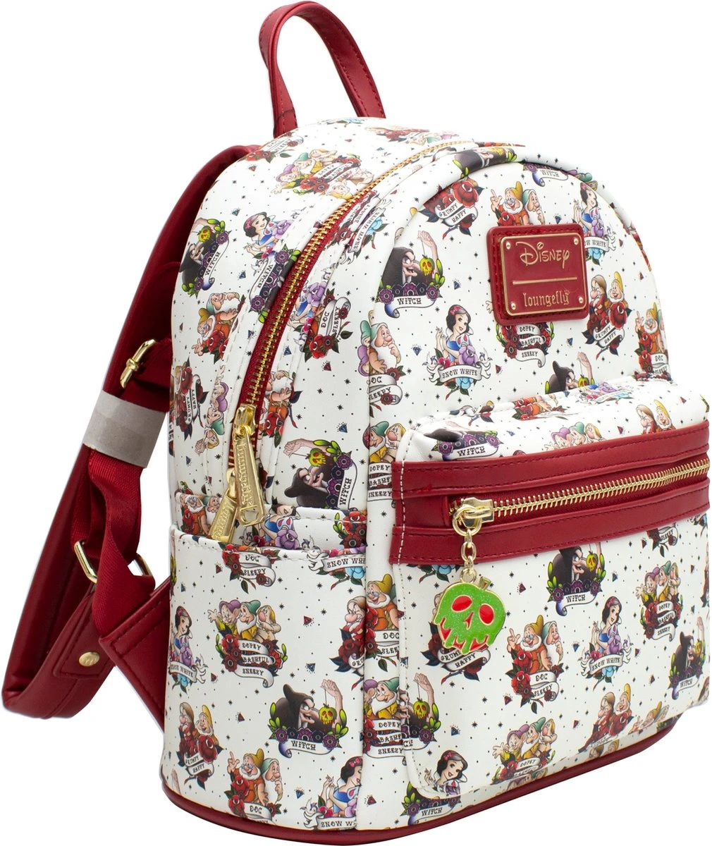 Disney Loungefly Backpack Snow White Tattoo Art 4 Disney Loungefly Backpack Snow White Tattoo Art - Afbeelding 2