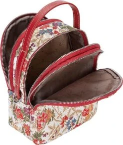 Signare Mini Backpack - Schoudertas - Flower Meadows - William Kilburn 11 Signare Mini Backpack - Schoudertas - Flower Meadows - William Kilburn -Tas Kortingswinkel 1017x1200 4