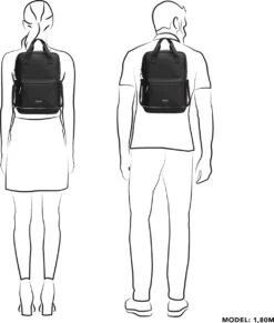 Beagles Originals Waterproof Originals Rugzak 15,6 Inch (34.5x19.4 Cm) - Zwart -Tas Kortingswinkel 1018x1200 4