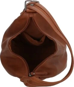 Enrico Benetti Rugzak - Lily - Dames Rugtas & Schoudertas - Anti Diefstal - Cognac / Bruin -Tas Kortingswinkel 1026x1200 3