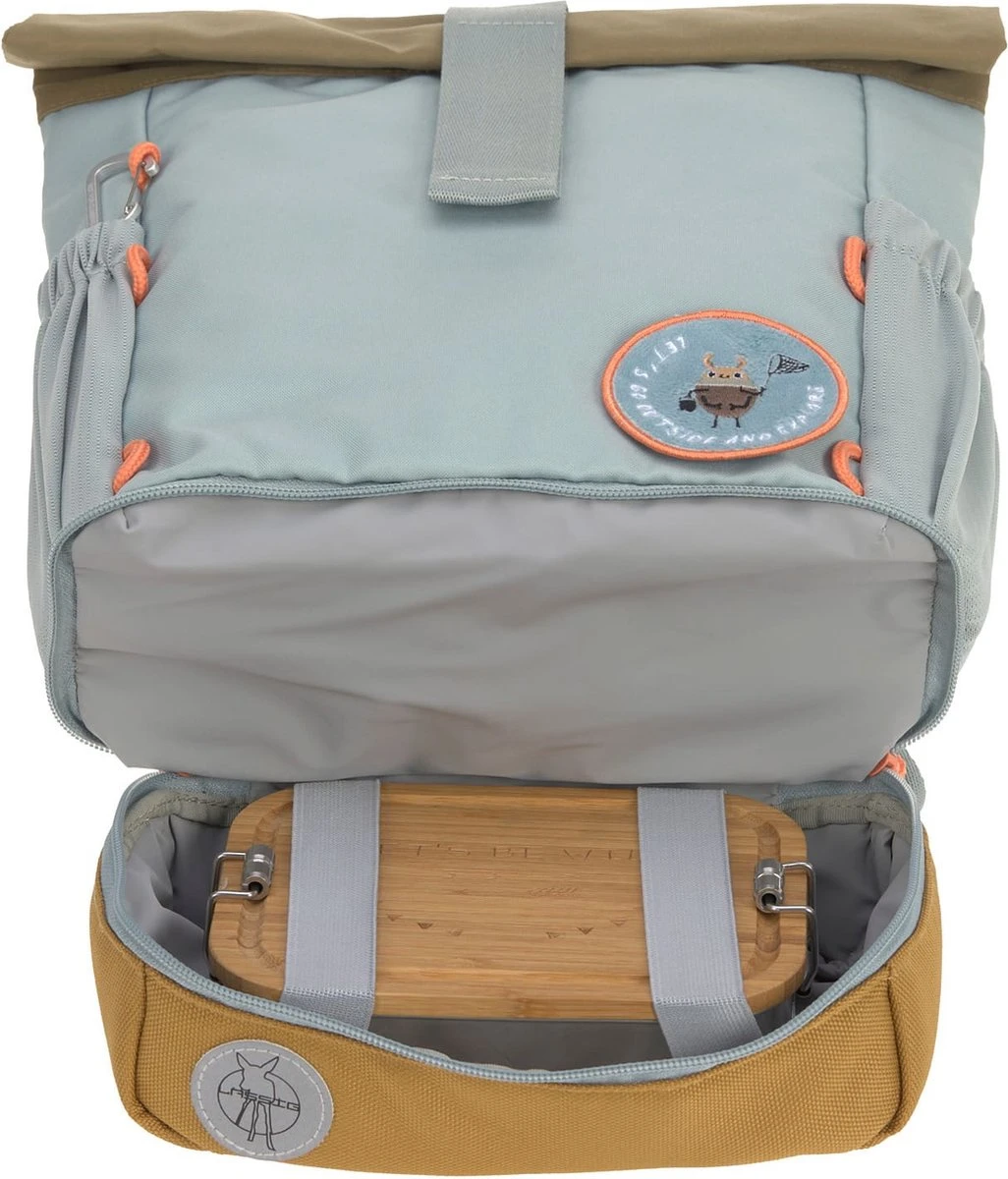 Lässig Mini Rolltop Rugzak - Nature Light Blue 7 Lässig Mini Rolltop Rugzak - Nature Light Blue - Afbeelding 5