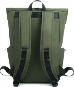 YLX Aven Backpack | Bronze Green | Groen. Recycled Rpet Materiaal. Gerecyclede Plastic Flessen. Eco Friendly. Duurzaam. 14" Laptop Hoes. Backpack - Reistas - Schooltas - Mannen - Vrouwen - Middelbare Scholieren - Studenten - Jongens - Meisjes -Tas Kortingswinkel 1027x1200