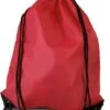 Merkloos Sport Gymtas/draagtas In Kleur Rood Met Handig Rijgkoord 34 X 44 Cm Van Polyester En Verstevigde Hoeken -Tas Kortingswinkel 1032x1200 6