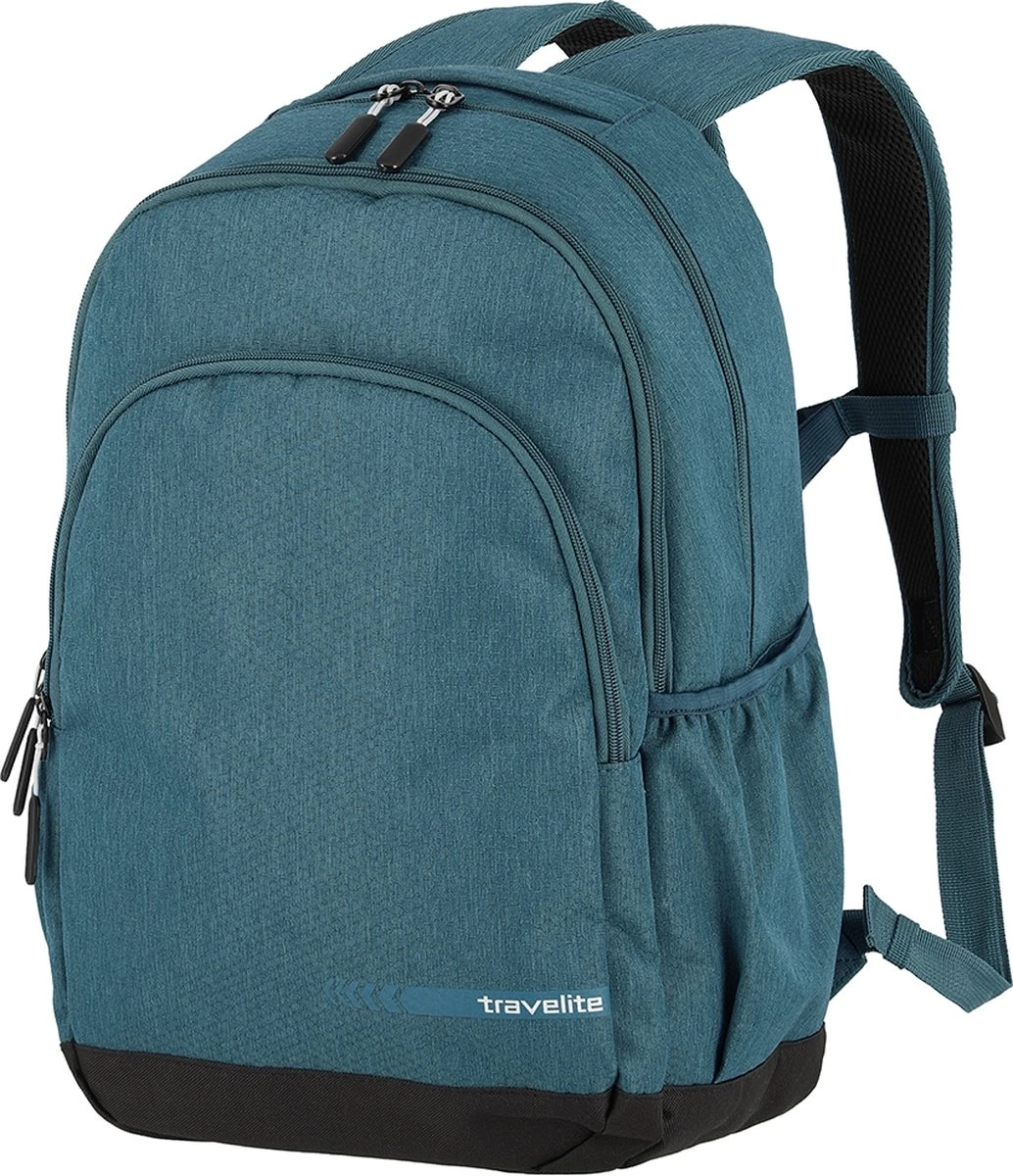 Travelite Laptop Rugzak / Rugtas / Laptoptas - Kick Off - Blauw - 15 Inch 4 Travelite Laptop Rugzak / Rugtas / Laptoptas - Kick Off - Blauw - 15 Inch - Afbeelding 2