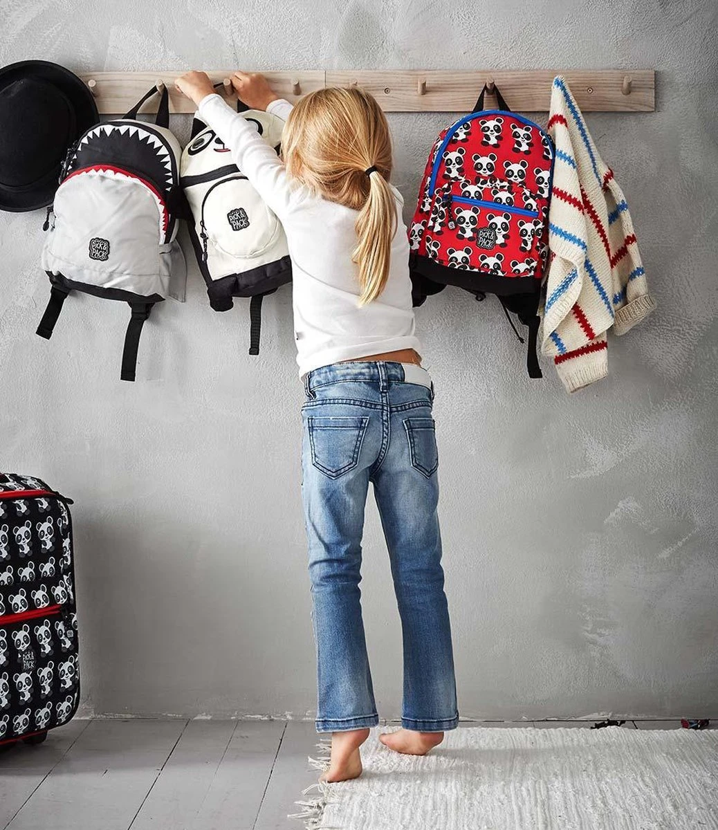 Pick & Pack Shark Shape Kinderrugzak - Grey 11 Pick & Pack Shark Shape Kinderrugzak - Grey - Afbeelding 9