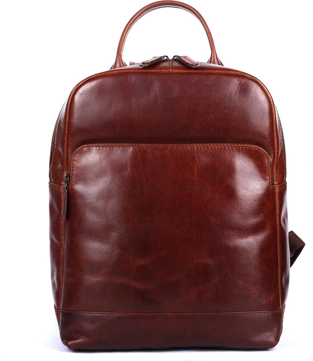 Genicci Amsterdam Rugzak - Cognac 3 Genicci Amsterdam Rugzak - Cognac