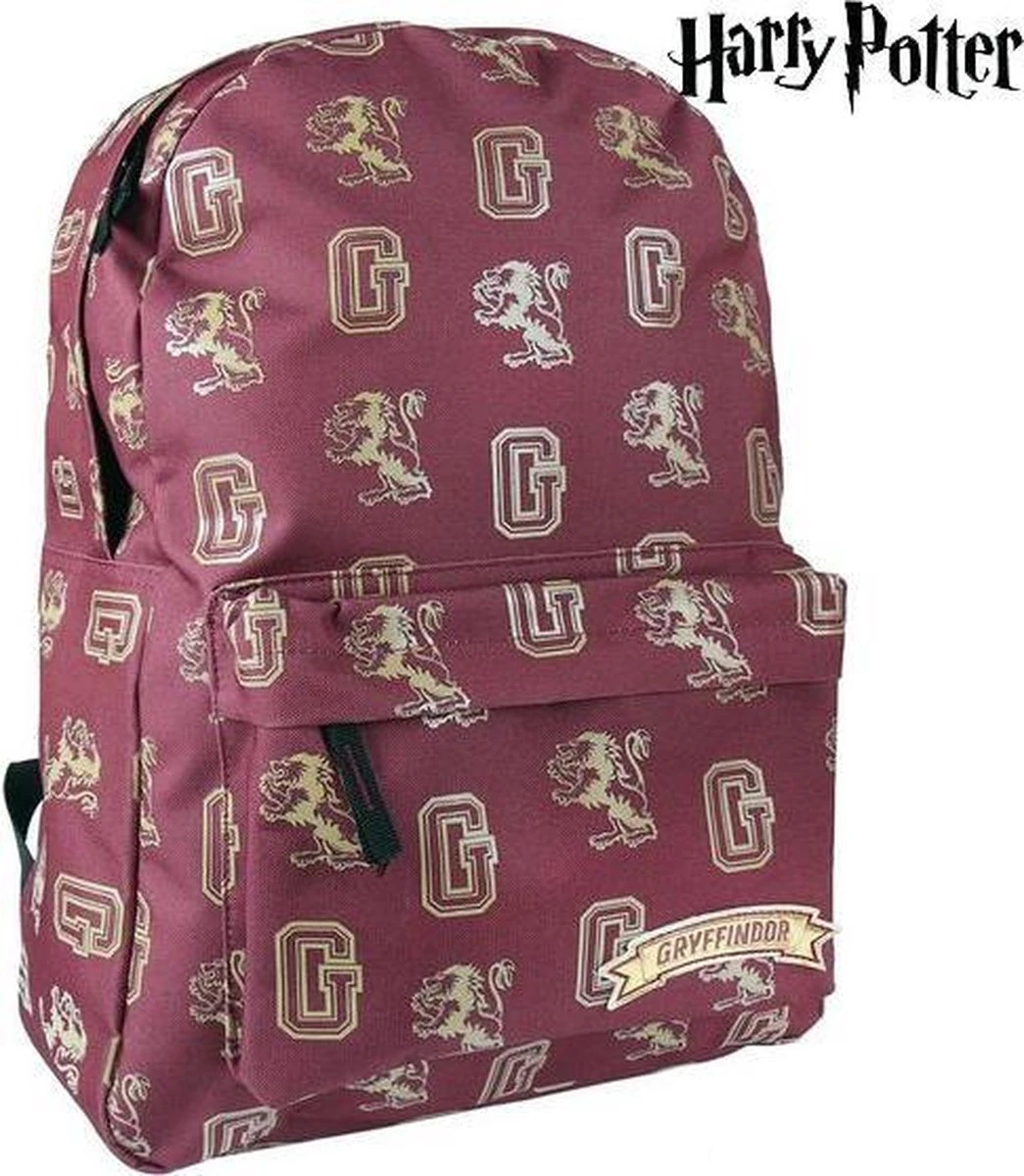 Warner Bros Harry Potter Rugzak Rugtas - Bordeaux - Hoogte 41cm 8 Warner Bros Harry Potter Rugzak Rugtas - Bordeaux - Hoogte 41cm - Afbeelding 6