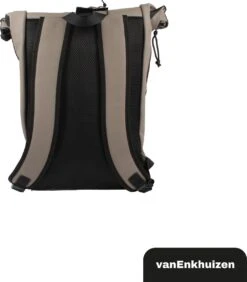VanEnkhuizen Rolltop Rugzak Met Laptopvak 15,6 Inch - 20 Liter - Waterafstotend En Thermo Materiaal - Taupe -Tas Kortingswinkel 1050x1200 3
