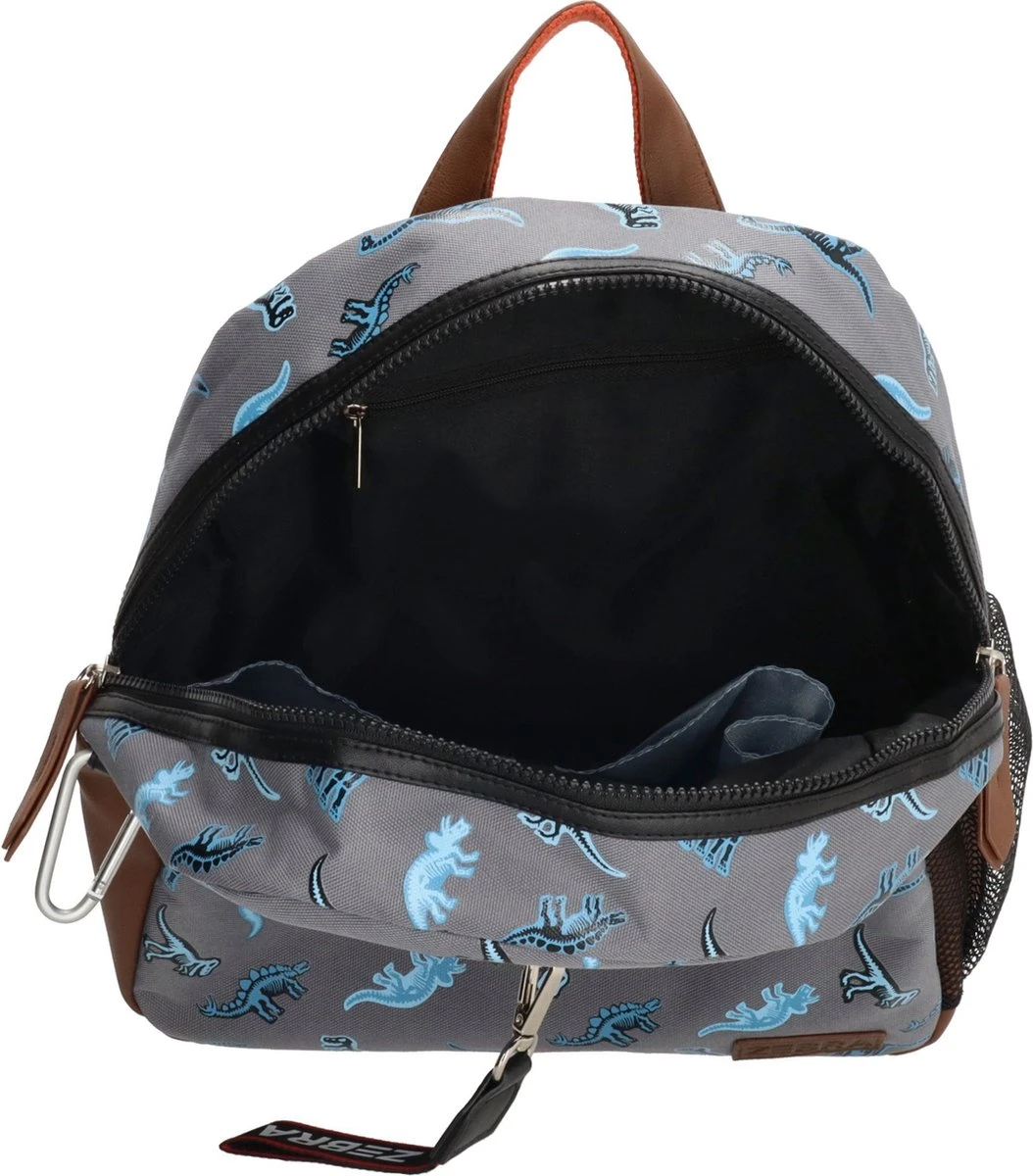 Zebra Rugzak Dino X-Ray Blauw Rugtas + Dino Ei 6 Zebra Rugzak Dino X-Ray Blauw Rugtas + Dino Ei - Afbeelding 4