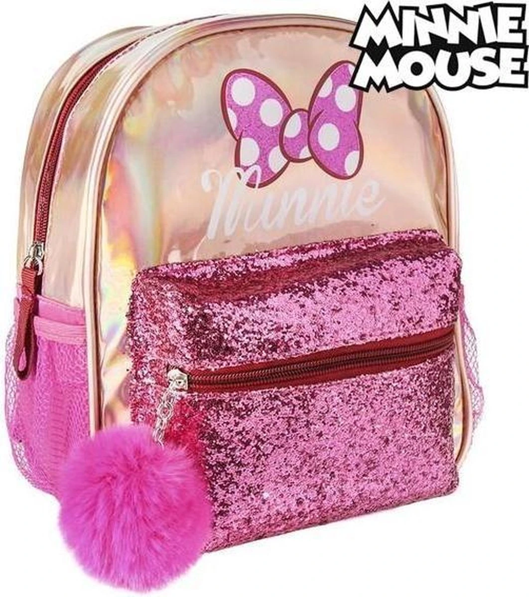 Schoolrugzak Minnie Mouse 72684 Roze 12 Schoolrugzak Minnie Mouse 72684 Roze - Afbeelding 10