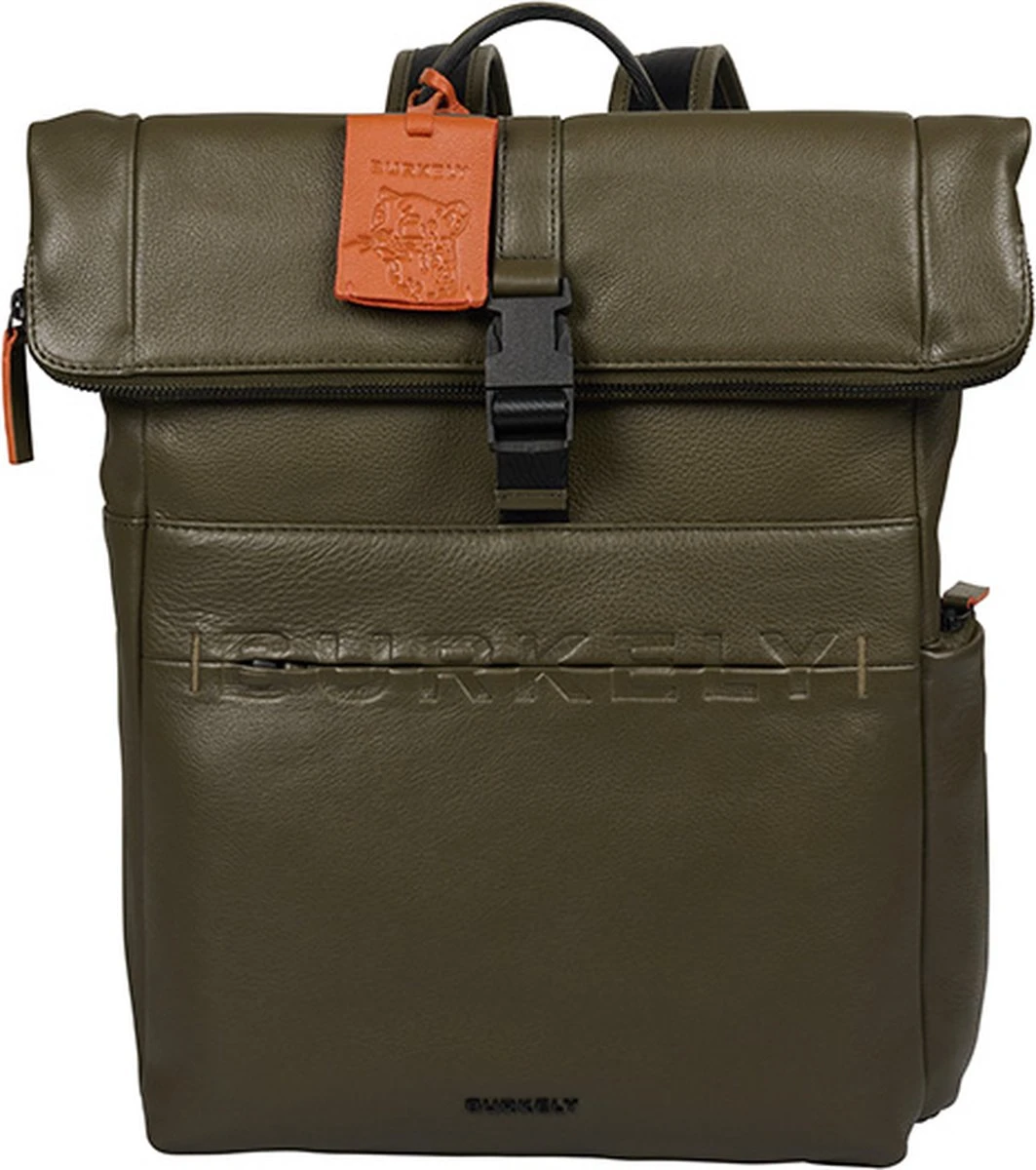 Burkely On The Move Unisex Moving Maddox Rugtas 14'' - Groen 3 Burkely On The Move Unisex Moving Maddox Rugtas 14'' - Groen