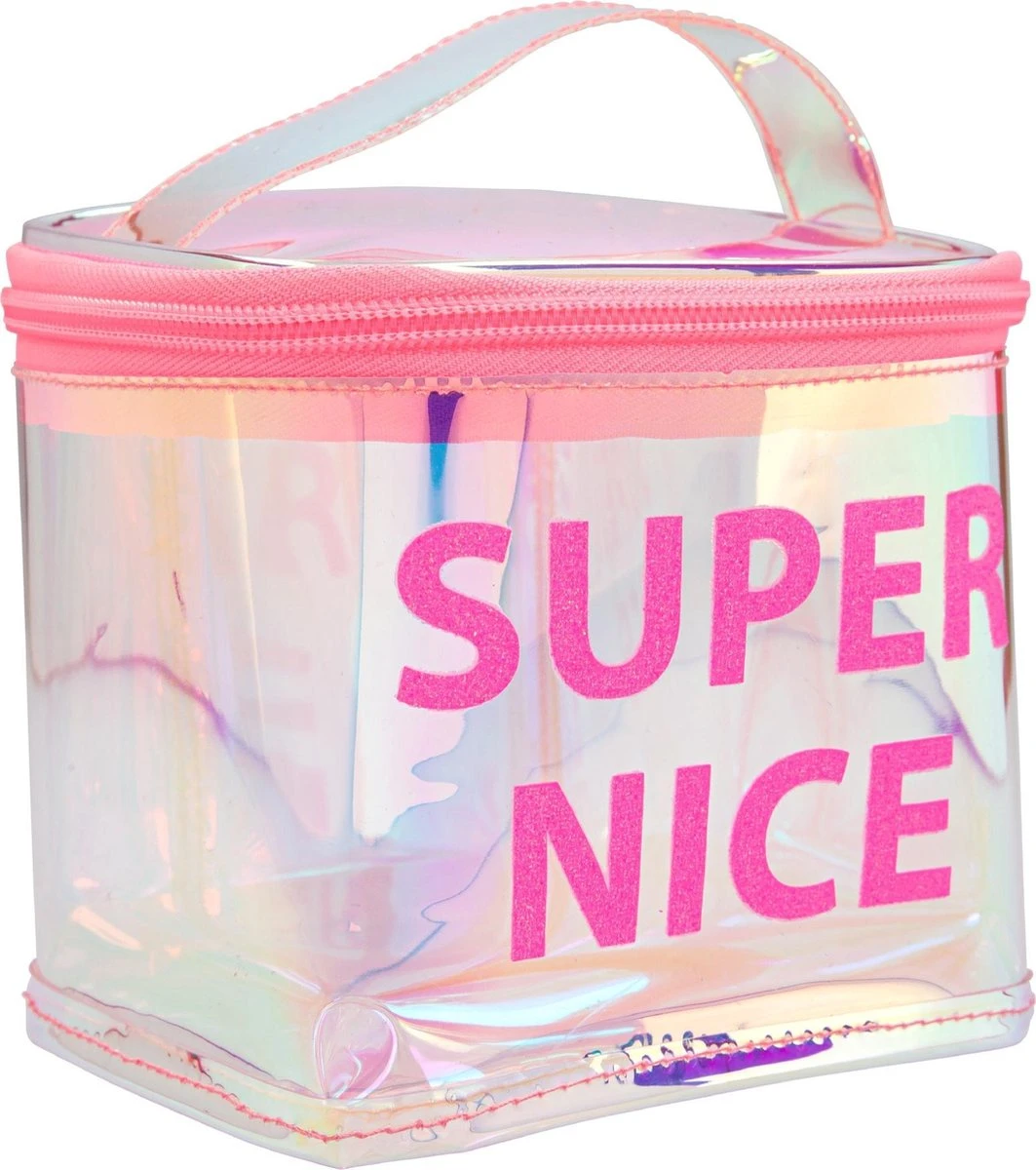 Depesche TOPModel Beauty Bag HOLO Roze 4 Depesche TOPModel Beauty Bag HOLO Roze - Afbeelding 2