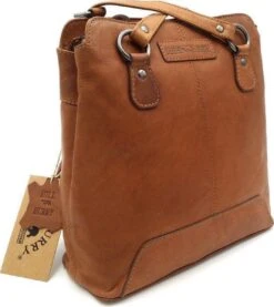 Hillburry Rugzak - Leder/Leer - Anti Diefstal - Schoudertas En Rugzak - Bruin / Camel/ Cognac -Tas Kortingswinkel 1069x1200 2