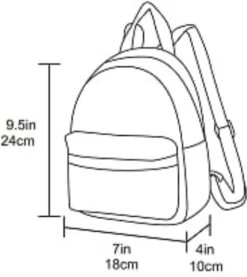 YLX Mini Backpack Voor Dames. Zwart. Recycled Rpet Materiaal. Gerecyclede Plastic Flessen. Eco-friendly. Mini Rugzak - Dames - Vrouwen - Tieners - Meiden -Tas Kortingswinkel 1071x1200 5