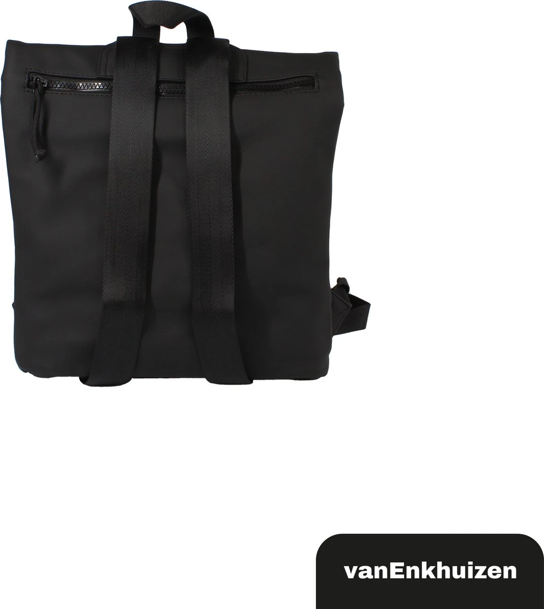 VanEnkhuizen Rolltop Rugzak 9 Liter - Waterafstotend En Thermo Materiaal - Zwart 4 VanEnkhuizen Rolltop Rugzak 9 Liter - Waterafstotend En Thermo Materiaal - Zwart - Afbeelding 2