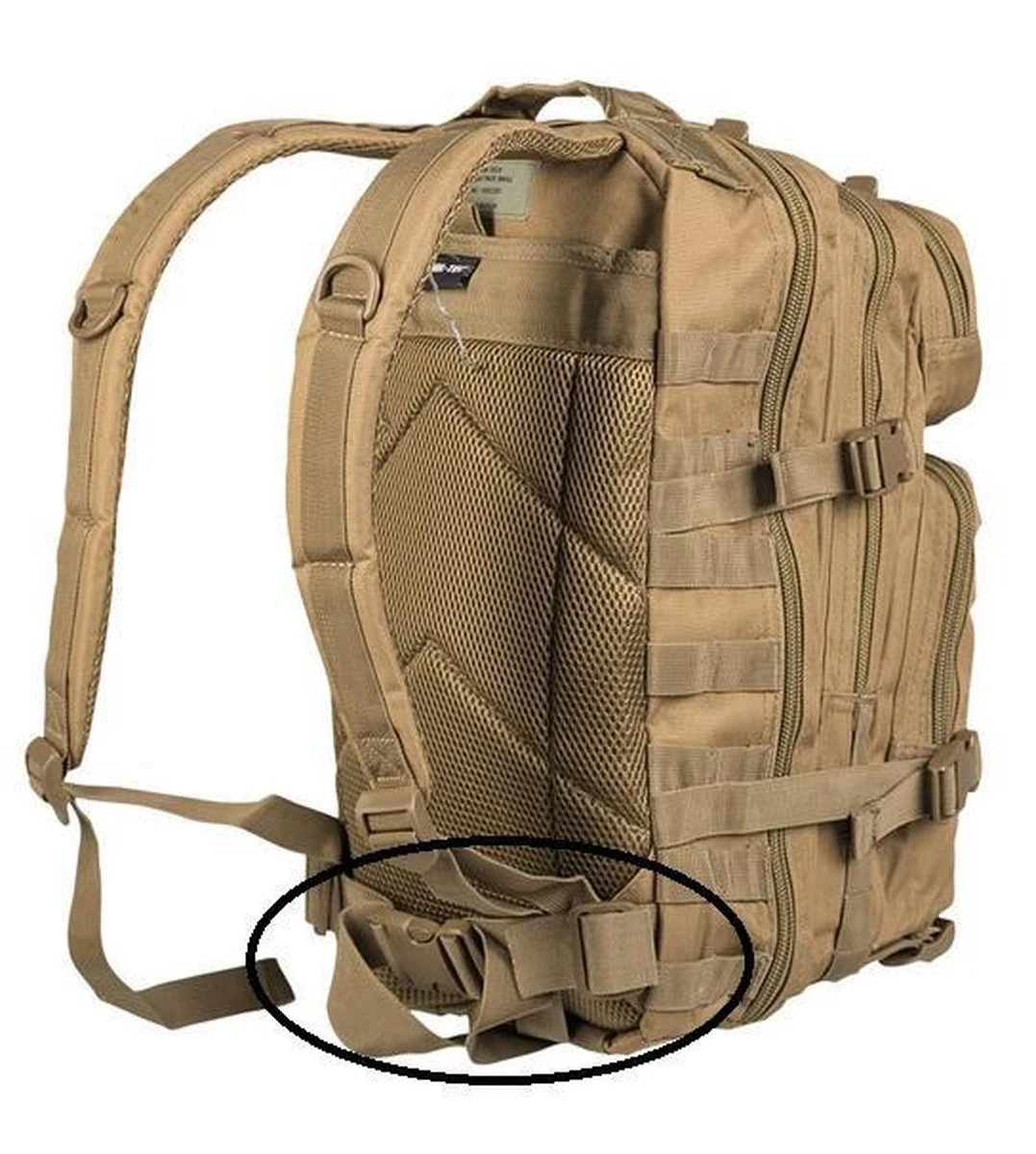 US Assault Pack Small 20 Liter Coyote 4 US Assault Pack Small 20 Liter Coyote - Afbeelding 2