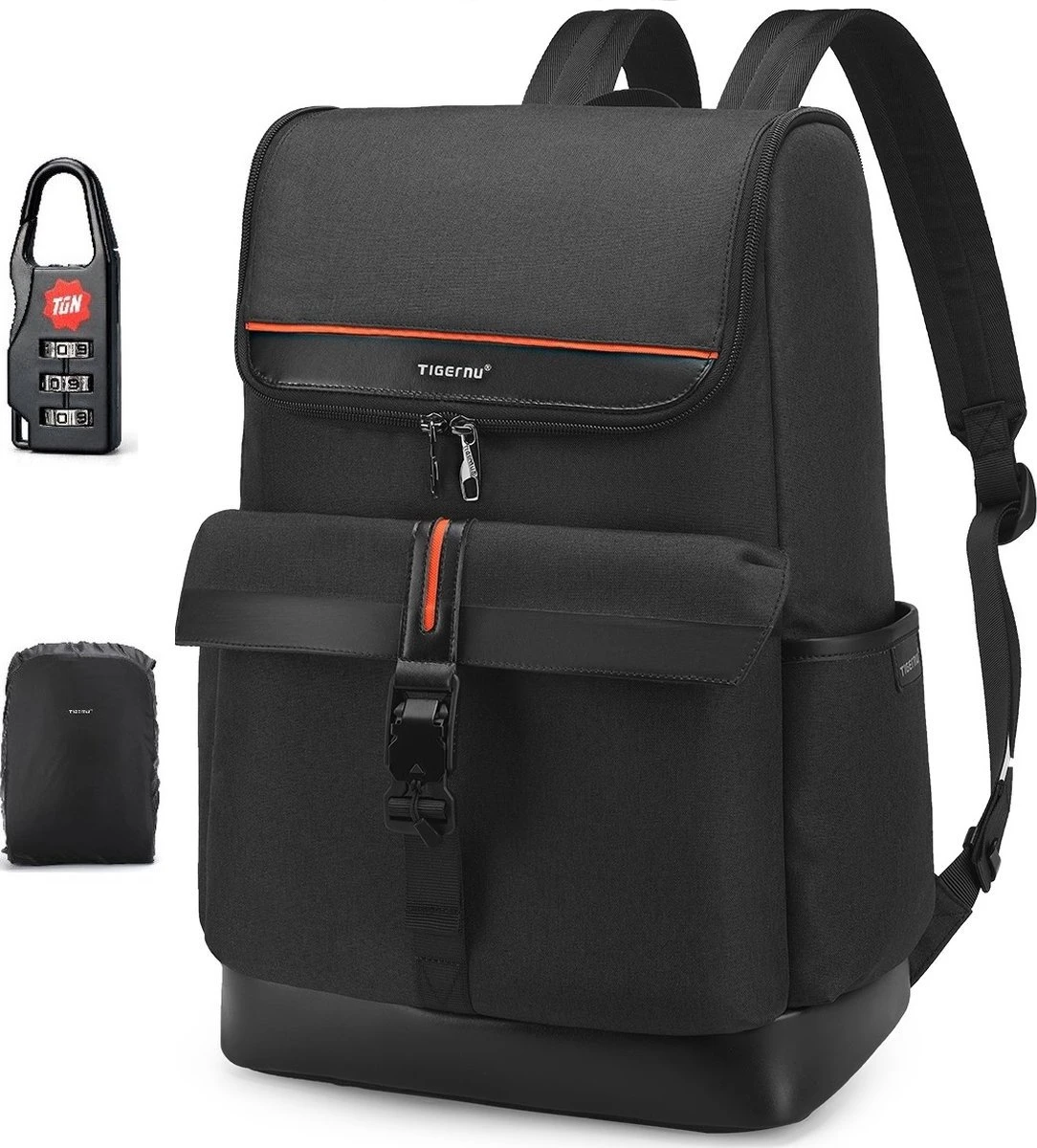 Tigernu Advanced Rugzak - 22 L - 15,6 Inch - Laptop Rugtas - Waterafstotend - Zwart 3 Tigernu Advanced Rugzak - 22 L - 15,6 Inch - Laptop Rugtas - Waterafstotend - Zwart