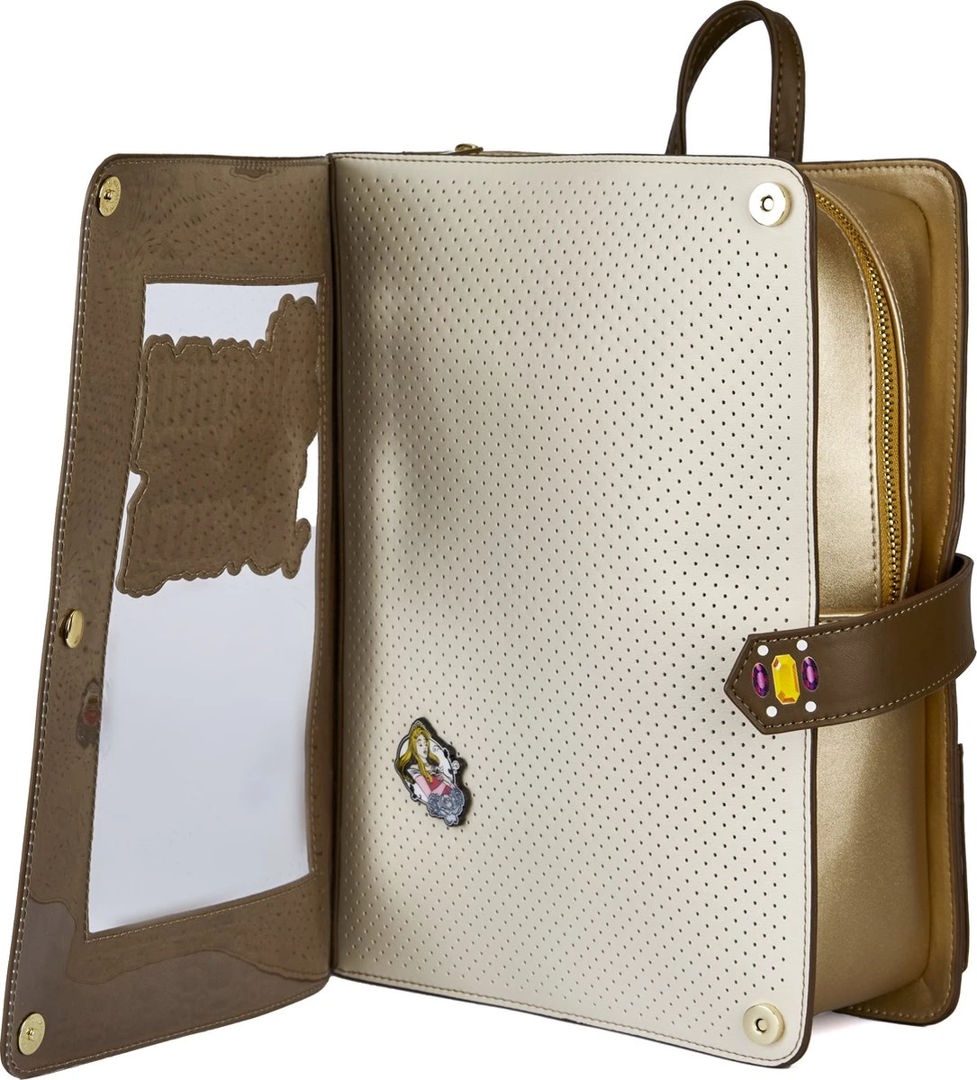 FUNKO Loungefly: Disney - Doornroosje Pin Collector Rugzak 9 FUNKO Loungefly: Disney - Doornroosje Pin Collector Rugzak - Afbeelding 7