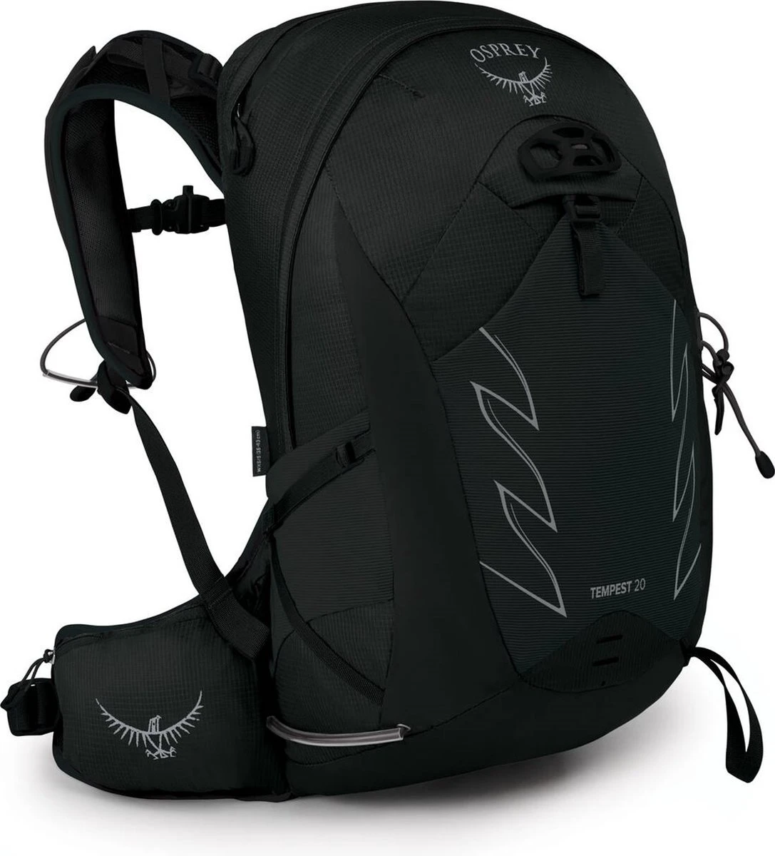 Osprey Tempest 20 Women's Backpack M/L Stealth Black 8 Osprey Tempest 20 Women's Backpack M/L Stealth Black - Afbeelding 6