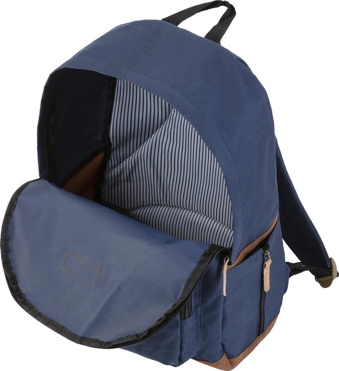 Chappo Rugzak Classic - Vintage Rugtas 18 Ltr - Schooltas - Werktas - Waterbestendig - Blauw 5 Chappo Rugzak Classic - Vintage Rugtas 18 Ltr - Schooltas - Werktas - Waterbestendig - Blauw - Afbeelding 3