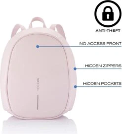 XD Design Elle Fashion Dames Anti-Diefstal Rugzak 6.5 Liter - Roze -Tas Kortingswinkel 1097x1200 2