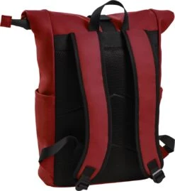 Daniel Ray Highlands Rolltop Laptop Rugzak Waterproof - 15,6 Inch - Rood -Tas Kortingswinkel 1101x1200