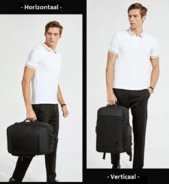 Golden Wolf Rugzak Anti-diefstal / Rugtas / Reistas / Weekendtas / Schooltas / 46x31x18(of 27)cm (25 Of 37l)/ Laptop 17 Inch / USB -oplaadpoort / Zwart / Waterfles -Tas Kortingswinkel 1101x1200 3