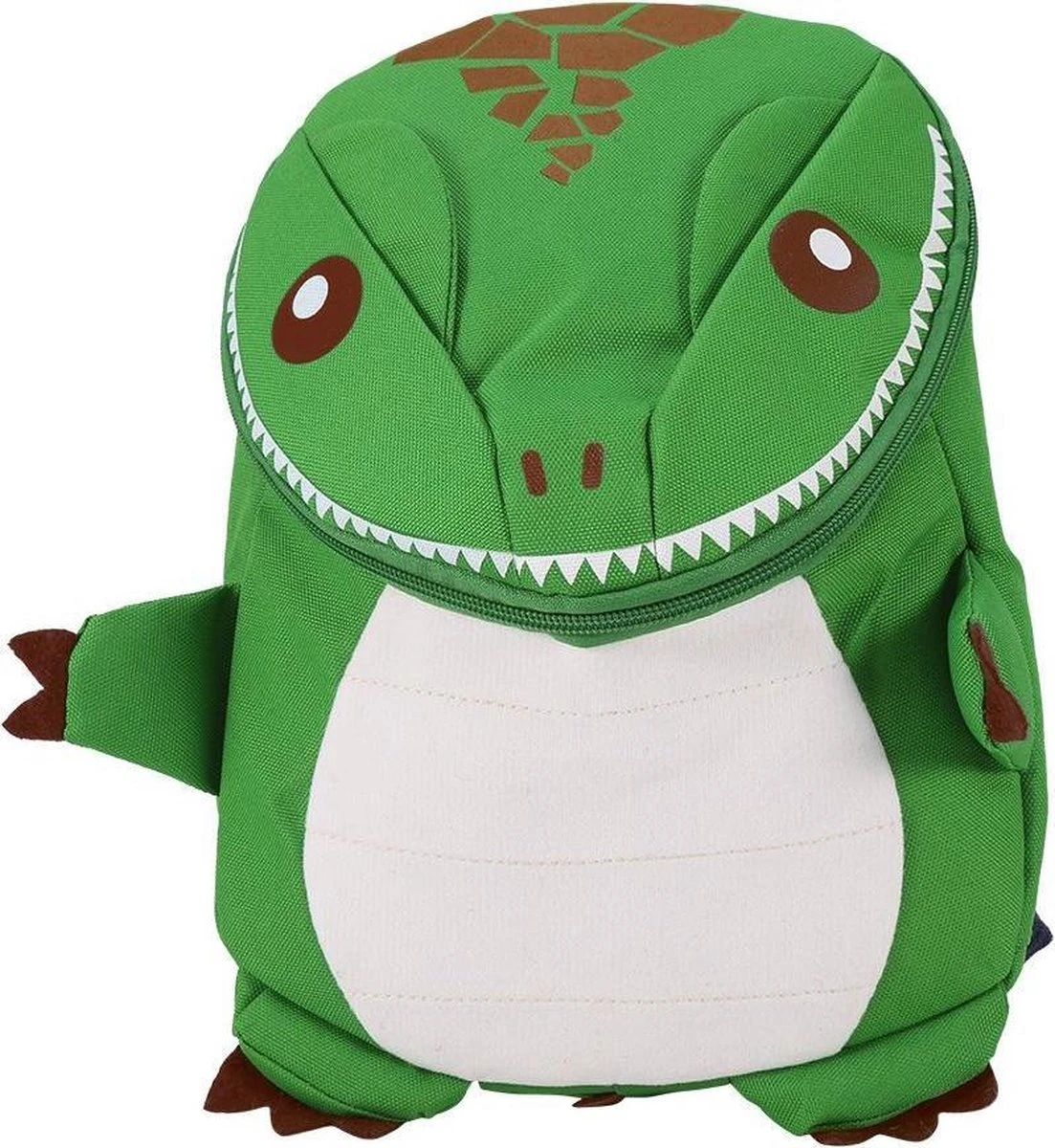 Kleine Dino Rugzak Groen Monster Draak Tas - Rugtas Schooltas Rugtasje Dinosaurus T-rex 6 Kleine Dino Rugzak Groen Monster Draak Tas - Rugtas Schooltas Rugtasje Dinosaurus T-rex - Afbeelding 4