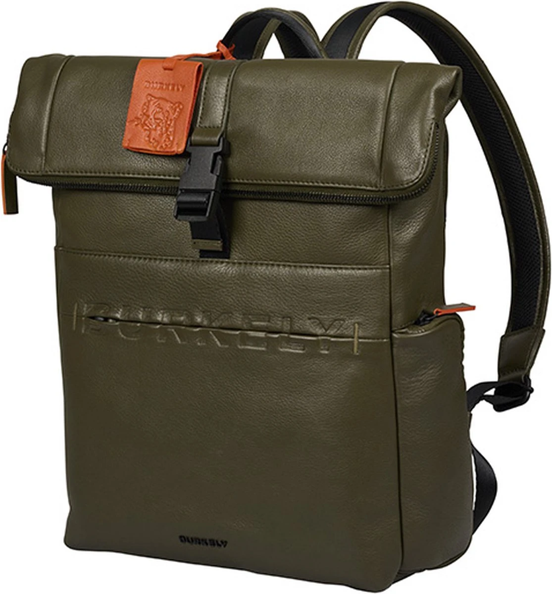 Burkely On The Move Unisex Moving Maddox Rugtas 14'' - Groen 4 Burkely On The Move Unisex Moving Maddox Rugtas 14'' - Groen - Afbeelding 2