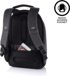 XD Design Bobby Hero Small - Anti-Diefstal Rugzak 11.5 Liter - Zwart -Tas Kortingswinkel 1115x1200