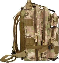 Springos Rugzak | Backpack | Wandelrugzak | Tactical Backpack | 35 Liter | Camouflage | Groen/Camel/Beige -Tas Kortingswinkel 1122x1200