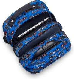 Kipling SARI Rugzak Met Wielen, 27 Liter, 15 Inch Lapopvak - New Scate Prt S -Tas Kortingswinkel 1123x1200