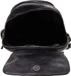 DSTRCT Harrington Road Leren Rugtas - 7 Liter - Zwart -Tas Kortingswinkel 1124x1200 6