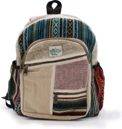 Kleine Hennep Rugzak - Rugtas - Zigzag-ritsen - 30x22x7cm 13 Kleine Hennep Rugzak - Rugtas - Zigzag-ritsen - 30x22x7cm -Tas Kortingswinkel 1135x1200 2