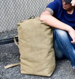 CANVAS Heavy Duty Ghurka Army Reistas RUGZAK 35 Liter! Zwart -Tas Kortingswinkel 1137x1200 7