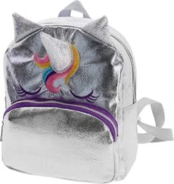 Rugzak Eenhoorn 30cm X 38cm - Rugtas - Unicorn - Zilverkleurig -Tas Kortingswinkel 1138x1200 6