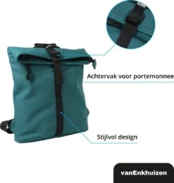 VanEnkhuizen Rolltop Rugzak 9 Liter - Waterafstotend En Thermo Materiaal - Turquoise 14 VanEnkhuizen Rolltop Rugzak 9 Liter - Waterafstotend En Thermo Materiaal - Turquoise -Tas Kortingswinkel 1139x1200 4
