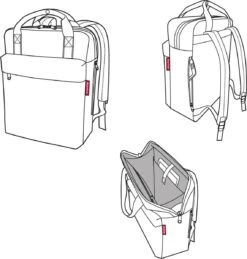 Reisenthel Allday Backpack M Rugzak - 15L - Mixed Dots Red Rood -Tas Kortingswinkel 1144x1200 2