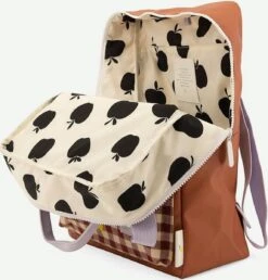 Sticky Lemon Gingham Backpack Large Chocolate Sundae Daisy Yellow Mauve Lilac 17 Sticky Lemon Gingham Backpack Large Chocolate Sundae Daisy Yellow Mauve Lilac -Tas Kortingswinkel 1148x1200