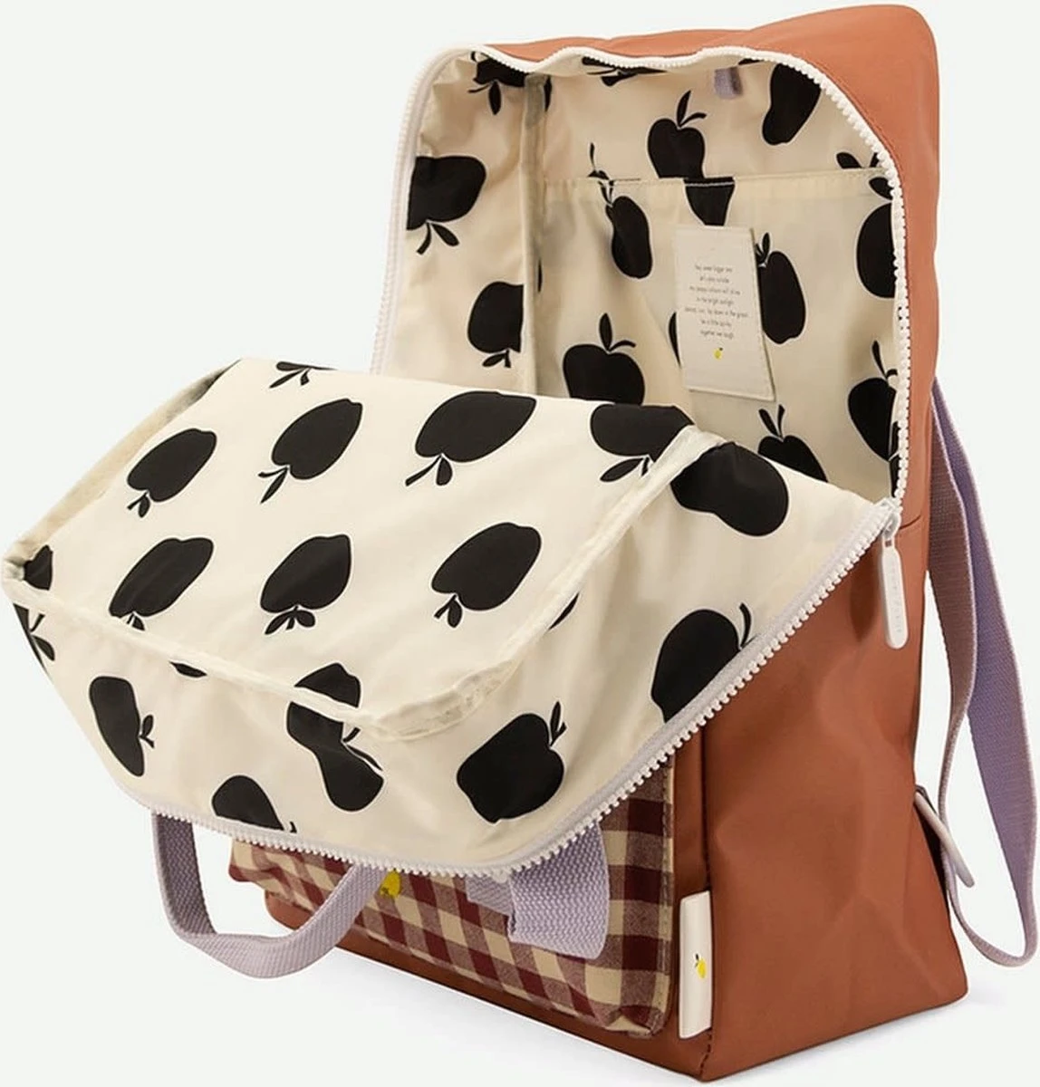 Sticky Lemon Gingham Backpack Large Chocolate Sundae Daisy Yellow Mauve Lilac 10 Sticky Lemon Gingham Backpack Large Chocolate Sundae Daisy Yellow Mauve Lilac - Afbeelding 8