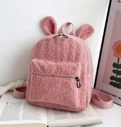 Konijnen Teddy Rugzak - Roze -Tas Kortingswinkel 1151x1200 2