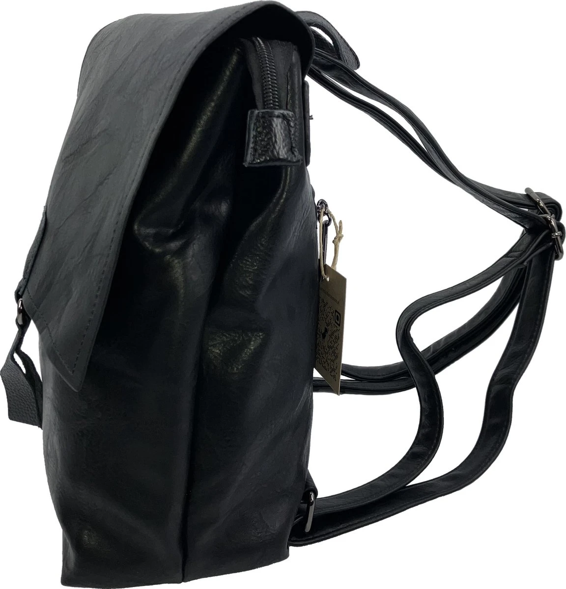 'The Square Bag' Zwart 4 'The Square Bag' Zwart - Afbeelding 2