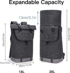 EverVanz Laptop Rugtas Vrouw & Man Roll Top Waterdicht Reizen Wandelen Rugzak Lichtgewicht Casual Dagrugzak Stijlvol Schooltas 10 EverVanz Laptop Rugtas Vrouw & Man Roll Top Waterdicht Reizen Wandelen Rugzak Lichtgewicht Casual Dagrugzak Stijlvol Schooltas -Tas Kortingswinkel 1153x1200 1