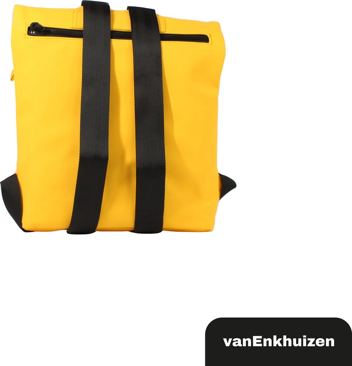 VanEnkhuizen Rolltop Rugzak 9 Liter - Waterafstotend En Thermo Materiaal - Geel 4 VanEnkhuizen Rolltop Rugzak 9 Liter - Waterafstotend En Thermo Materiaal - Geel - Afbeelding 2