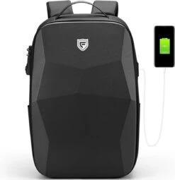 Brandie® - Rugzak - Geschikt Voor 17.3 Inch Laptop - Reistas - Schoudertas - Waterdichte - USB Opladen - Hoge Capaciteit - Anti Diefstal - Normaal Zwart - Voor Heren Tas - Grootte 14*32*48cm - Gewicht 1.3 Kg -Tas Kortingswinkel 1163x1200