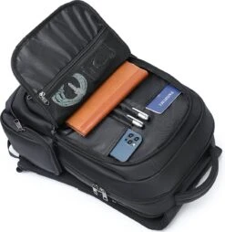 Tigernu Daily Laptop Rugzak 15,6 Inch – Rugtas - Dames En Heren – Spatwaterdicht – Anti Diefstal – 27 Liter - Zwart -Tas Kortingswinkel 1165x1200