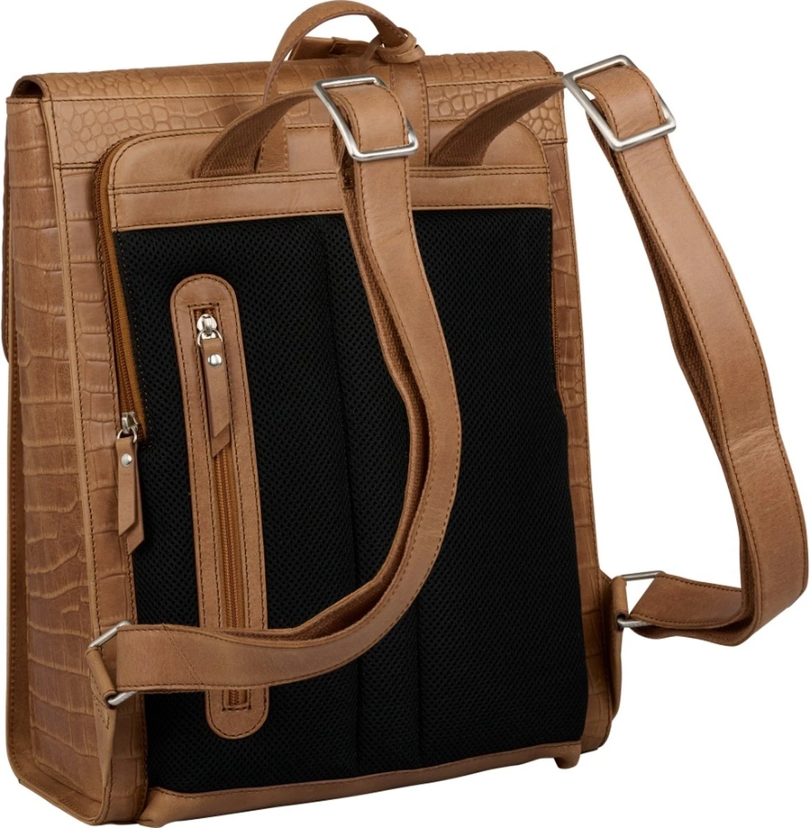 Burkely Casual Cayla Dames Rugtas 14" - Cognac 5 Burkely Casual Cayla Dames Rugtas 14" - Cognac - Afbeelding 3