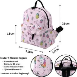 Kleuter Rugzak - Roze Ananas - Schattige Rugzak Voor Kleuter En Peuter - 7 Liter -Tas Kortingswinkel 1188x1200 5