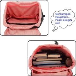 Caliyo Rugzak Unisex Zwart (3014-6) -Tas Kortingswinkel 1193x1200 1