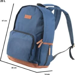 Chappo Rugzak Classic - Vintage Rugtas 18 Ltr - Schooltas - Werktas - Waterbestendig - Blauw 11 Chappo Rugzak Classic - Vintage Rugtas 18 Ltr - Schooltas - Werktas - Waterbestendig - Blauw -Tas Kortingswinkel 1193x1200 5